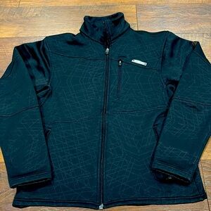 Men’s Under armour coldgear black gray Zip-Up Hoodie size small.